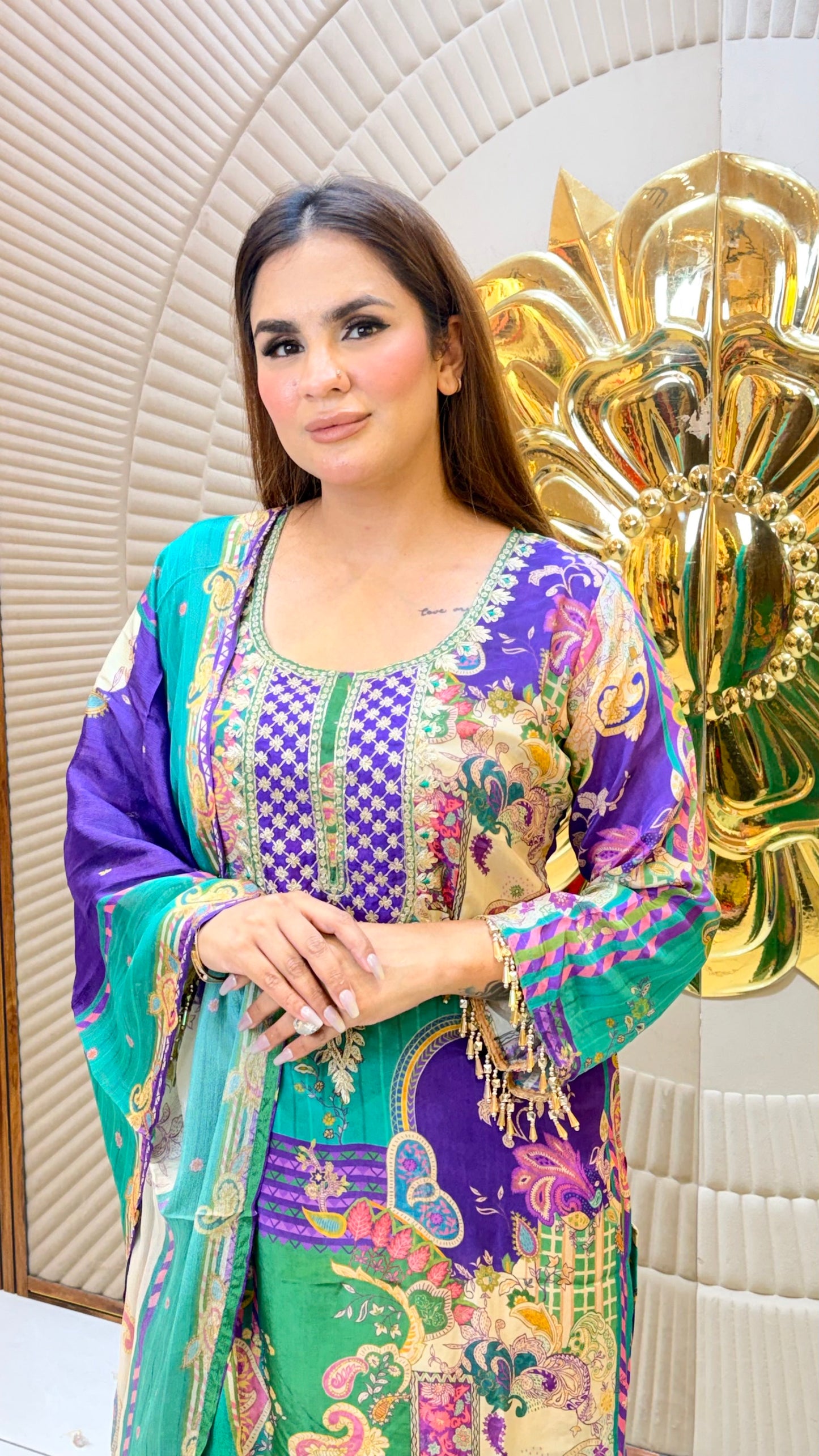 Elegant Printed Suit PC3351