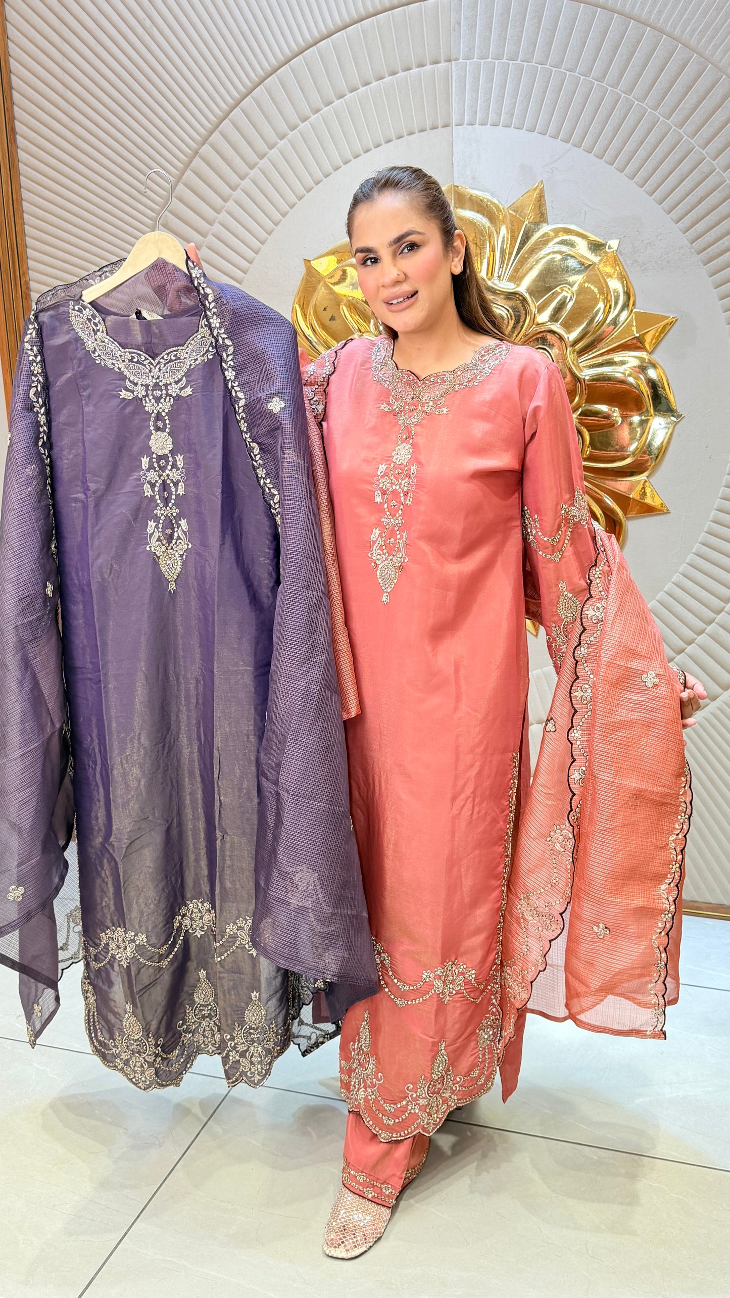 Beautiful Straight kurta set PC3450