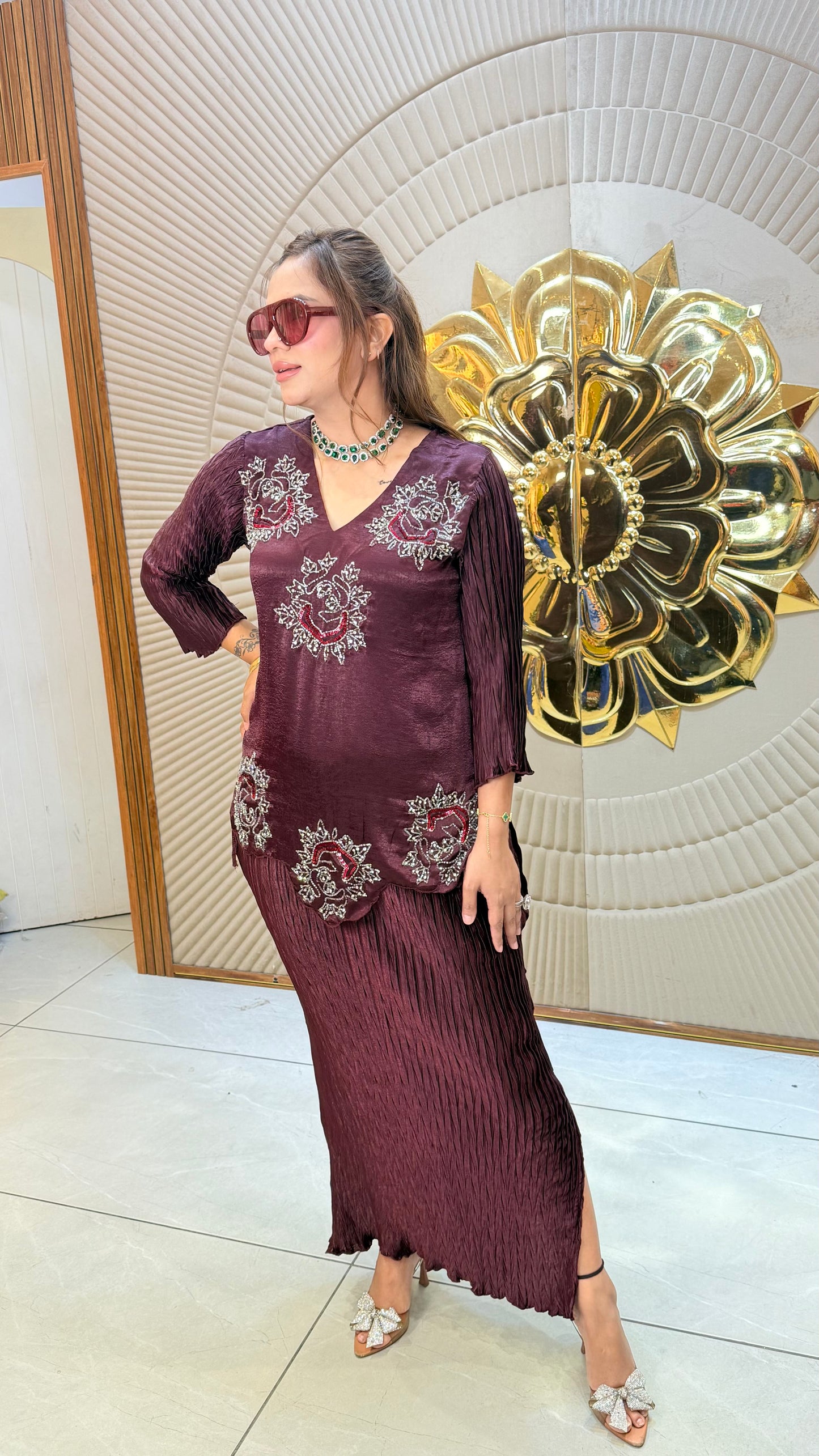 Elegant V-neck Dress PC3423
