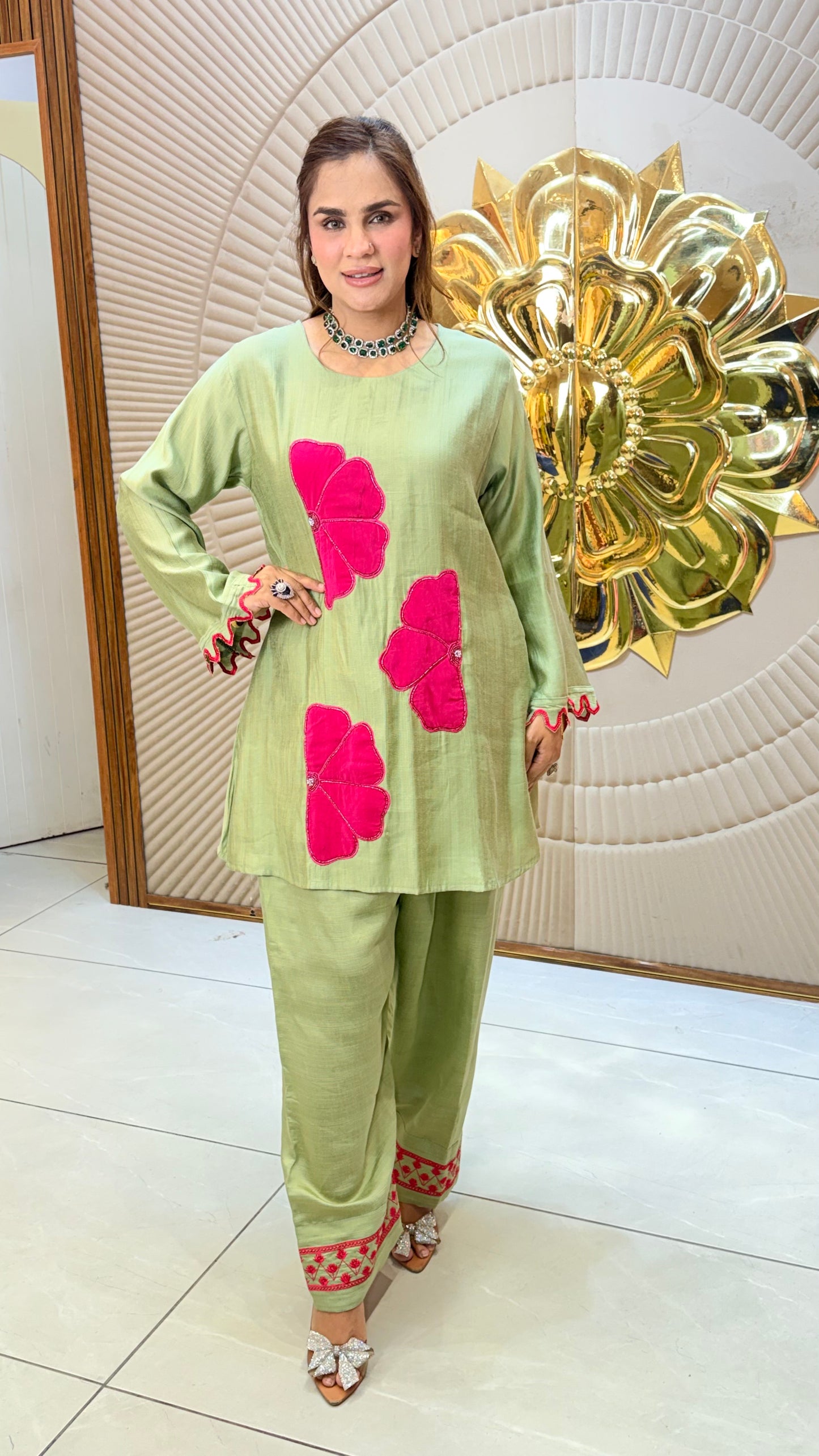 Elegant Farshi Co-ord Set PC3425