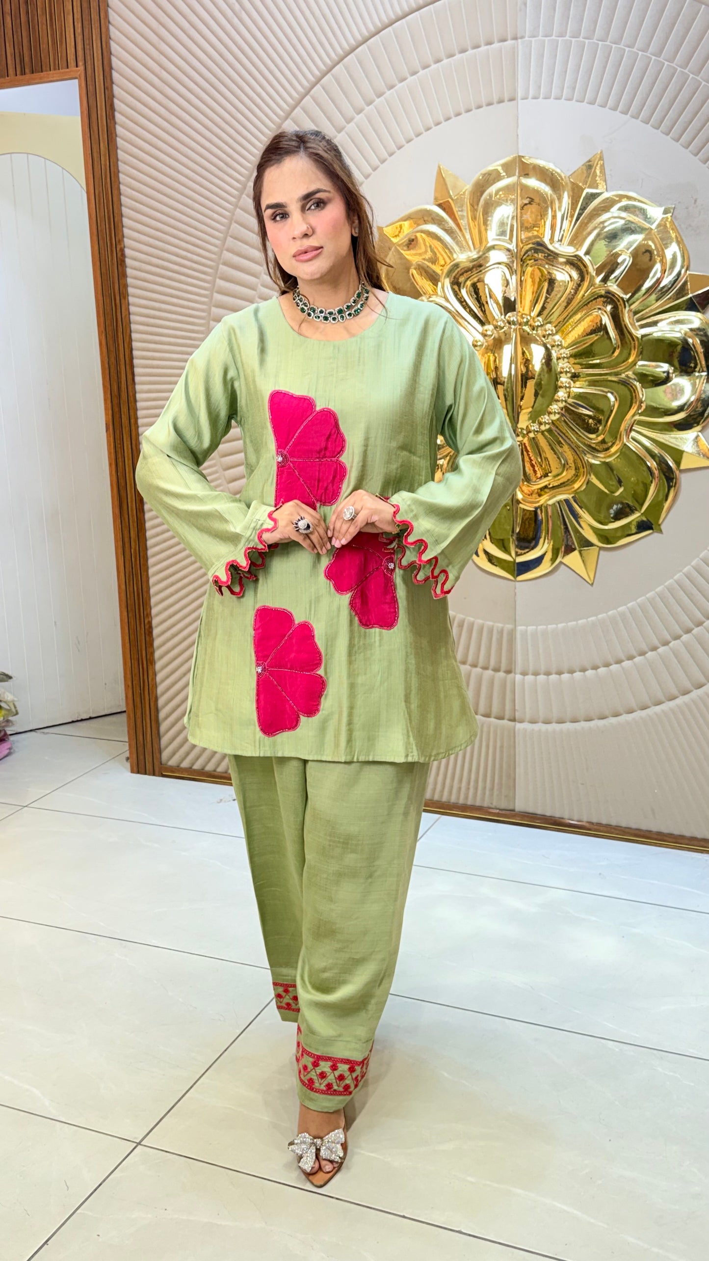 Elegant Farshi Co-ord Set PC3425