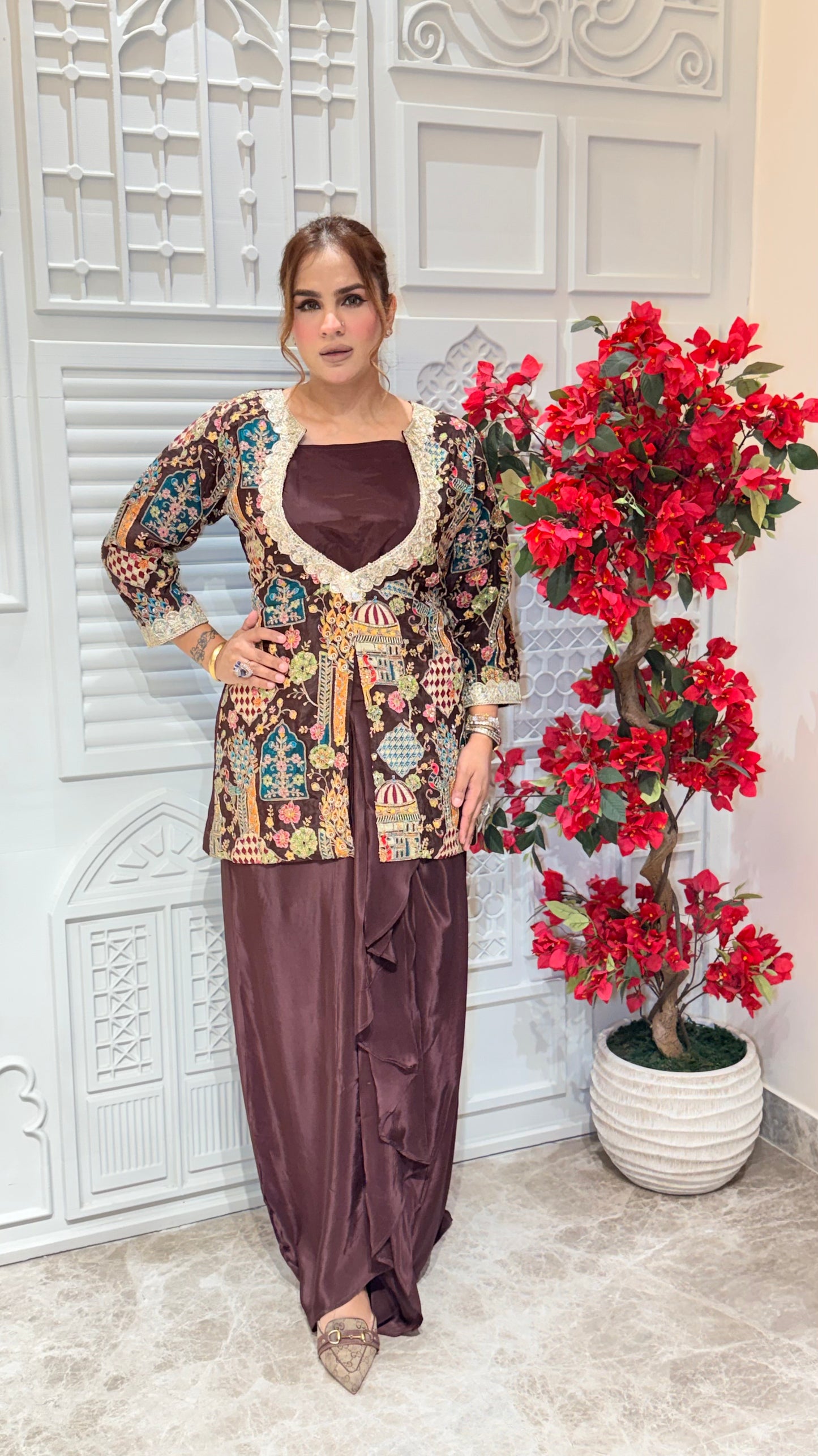 Beautiful Libas Straight Kurta Set PC3435