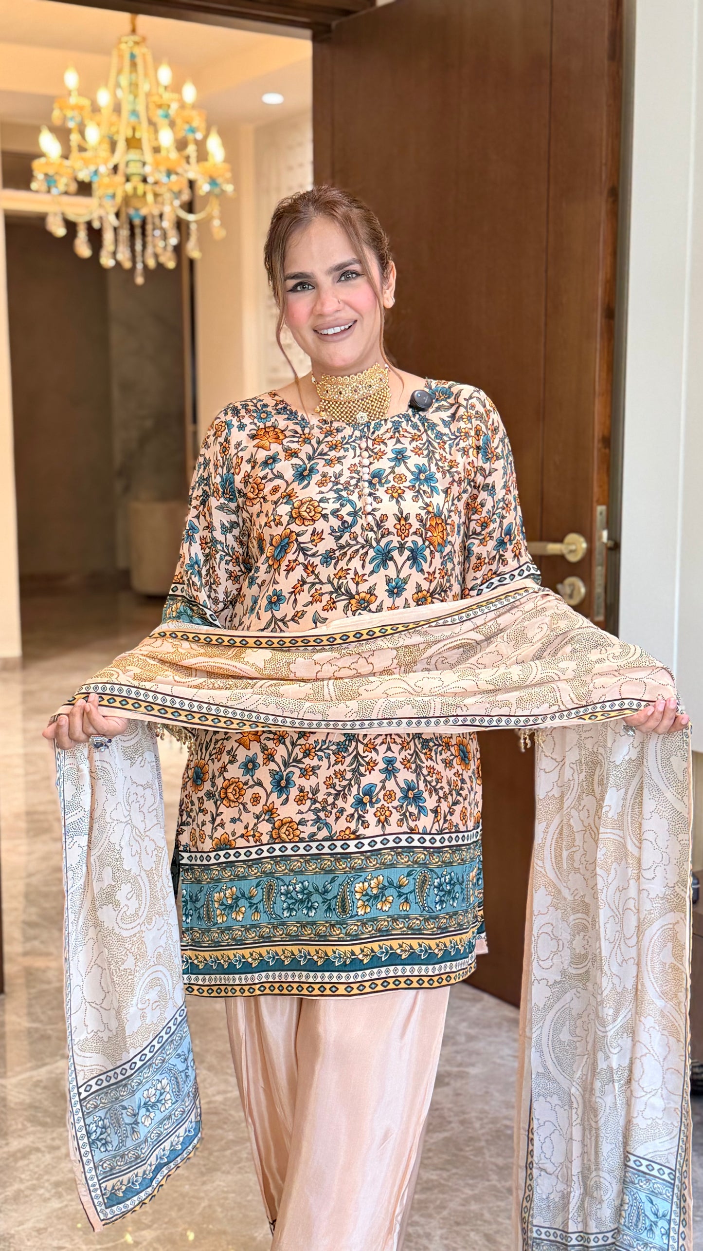 Beautiful  3-piece Paschimini set PC3442