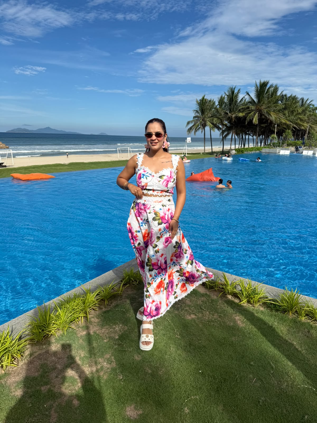 Beautiful floral printed co-ord set PC3458