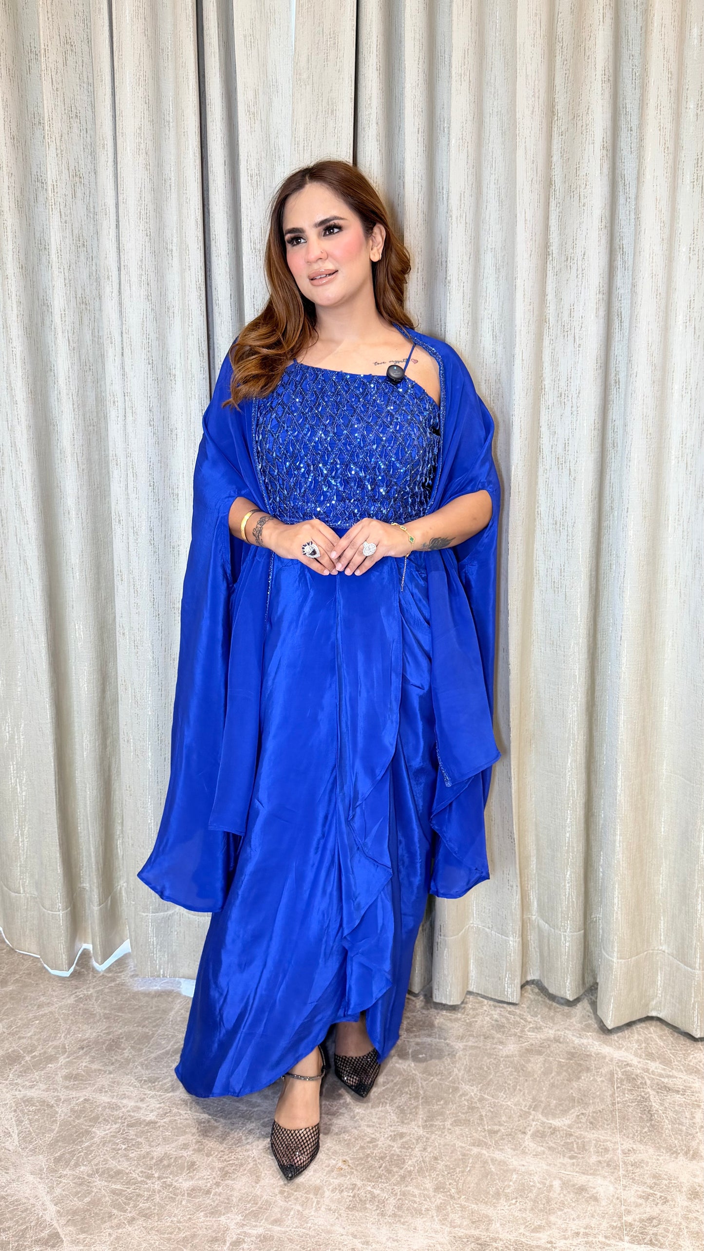 Elegant pre-stitched drape saree PC3473