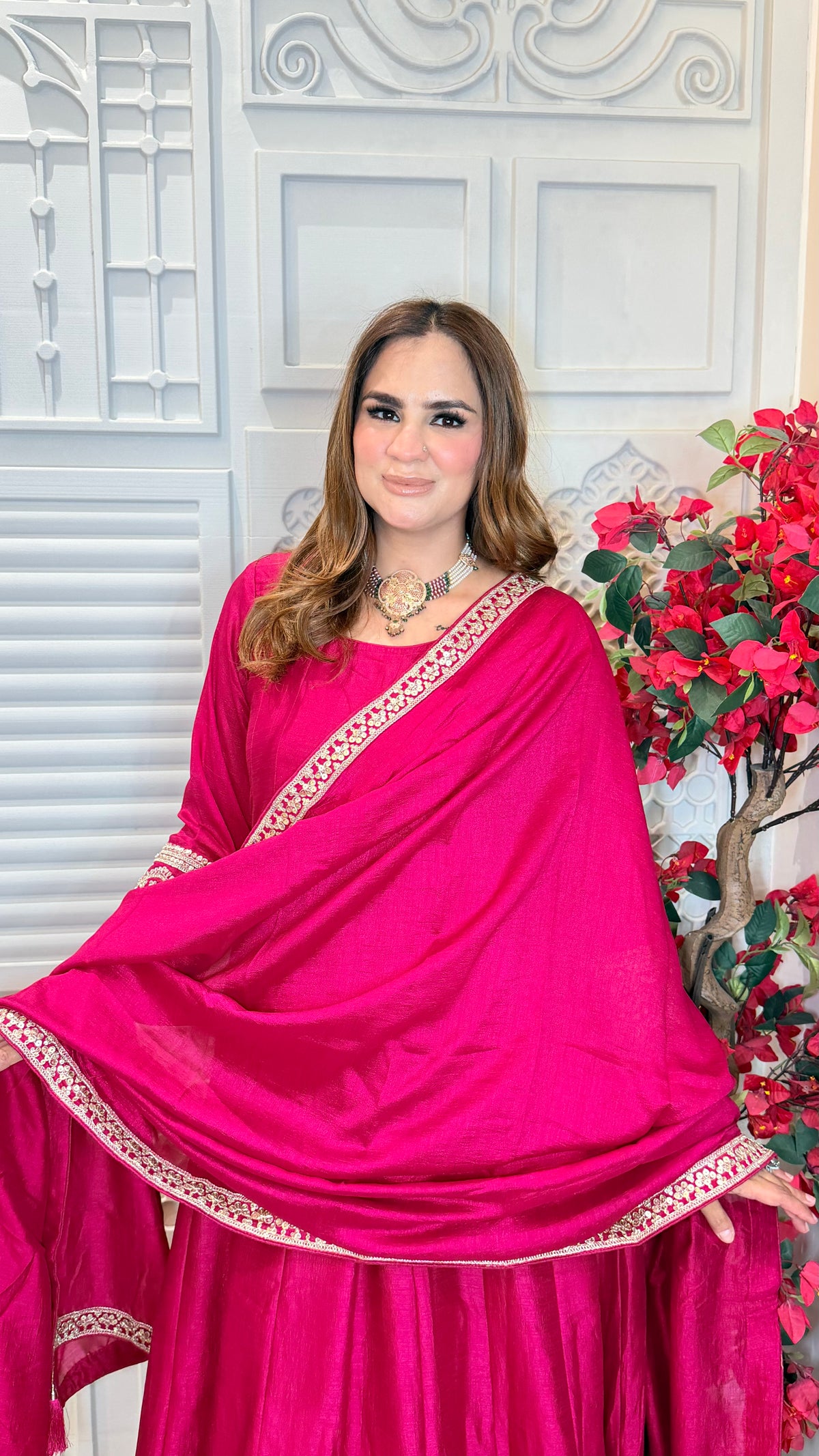 Elegant flared Anarkali gown PC3475