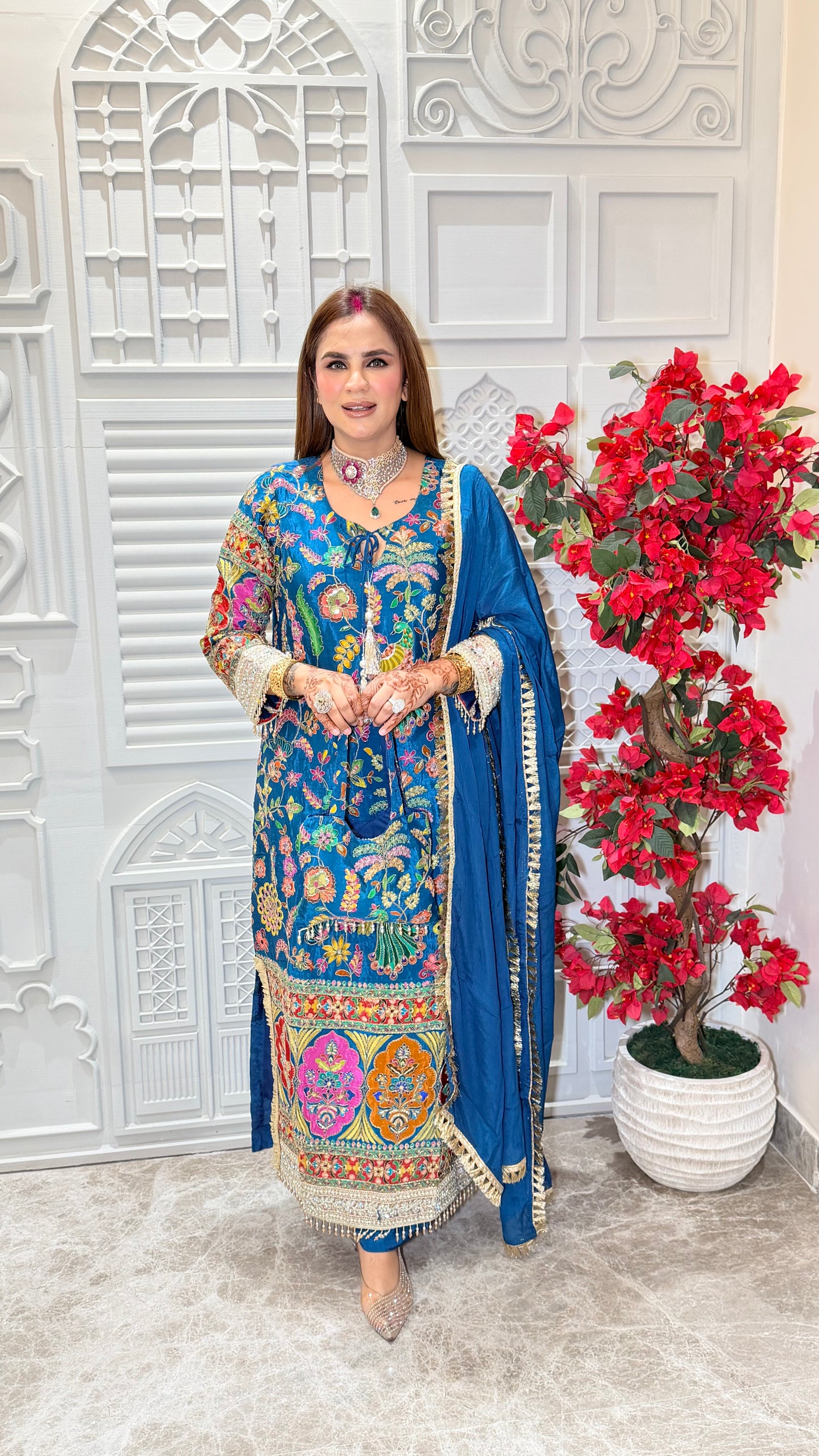 Beautiful Pratisha Four-Piece Set PC3536