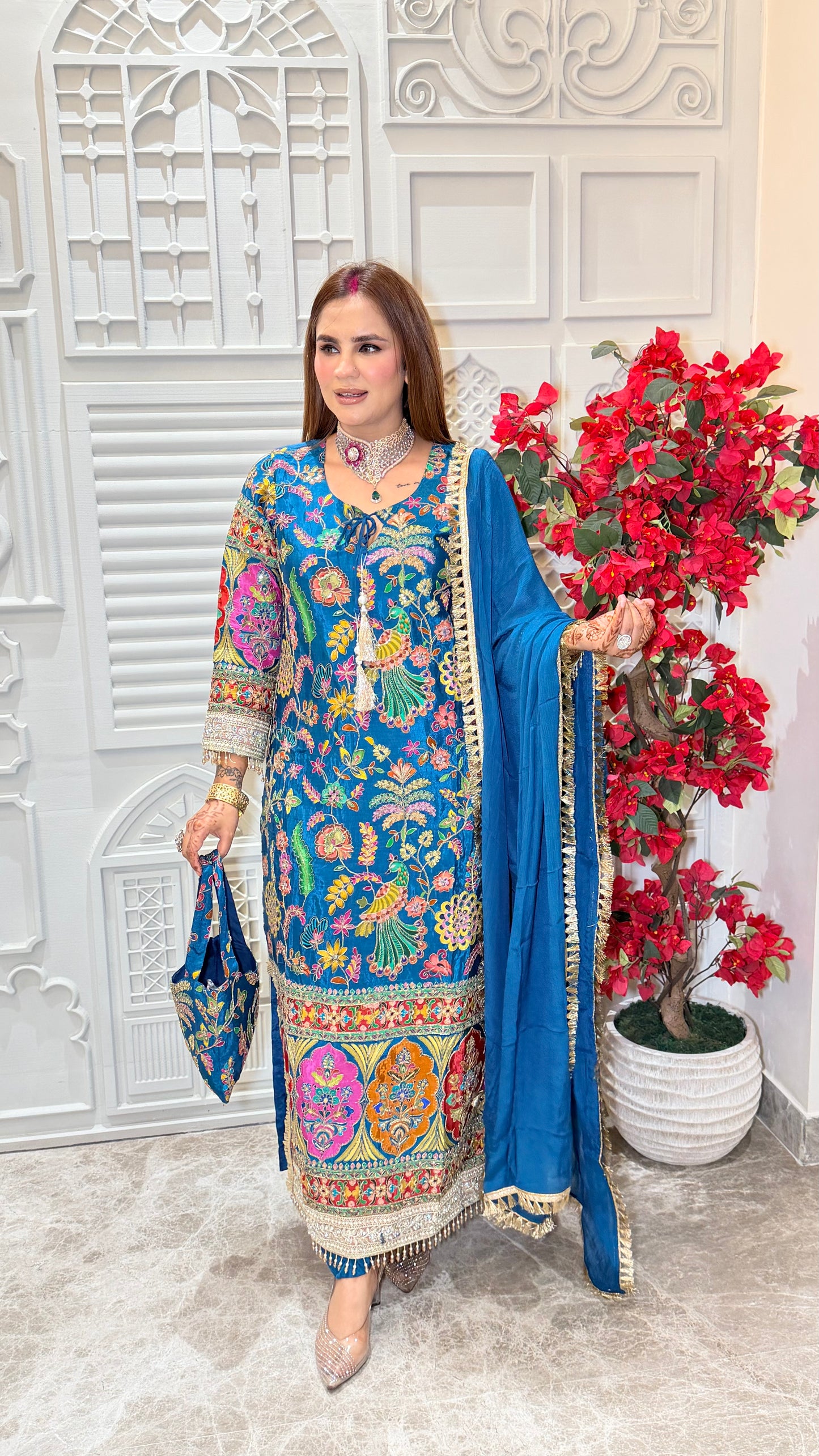 Beautiful Pratisha Four-Piece Set PC3536