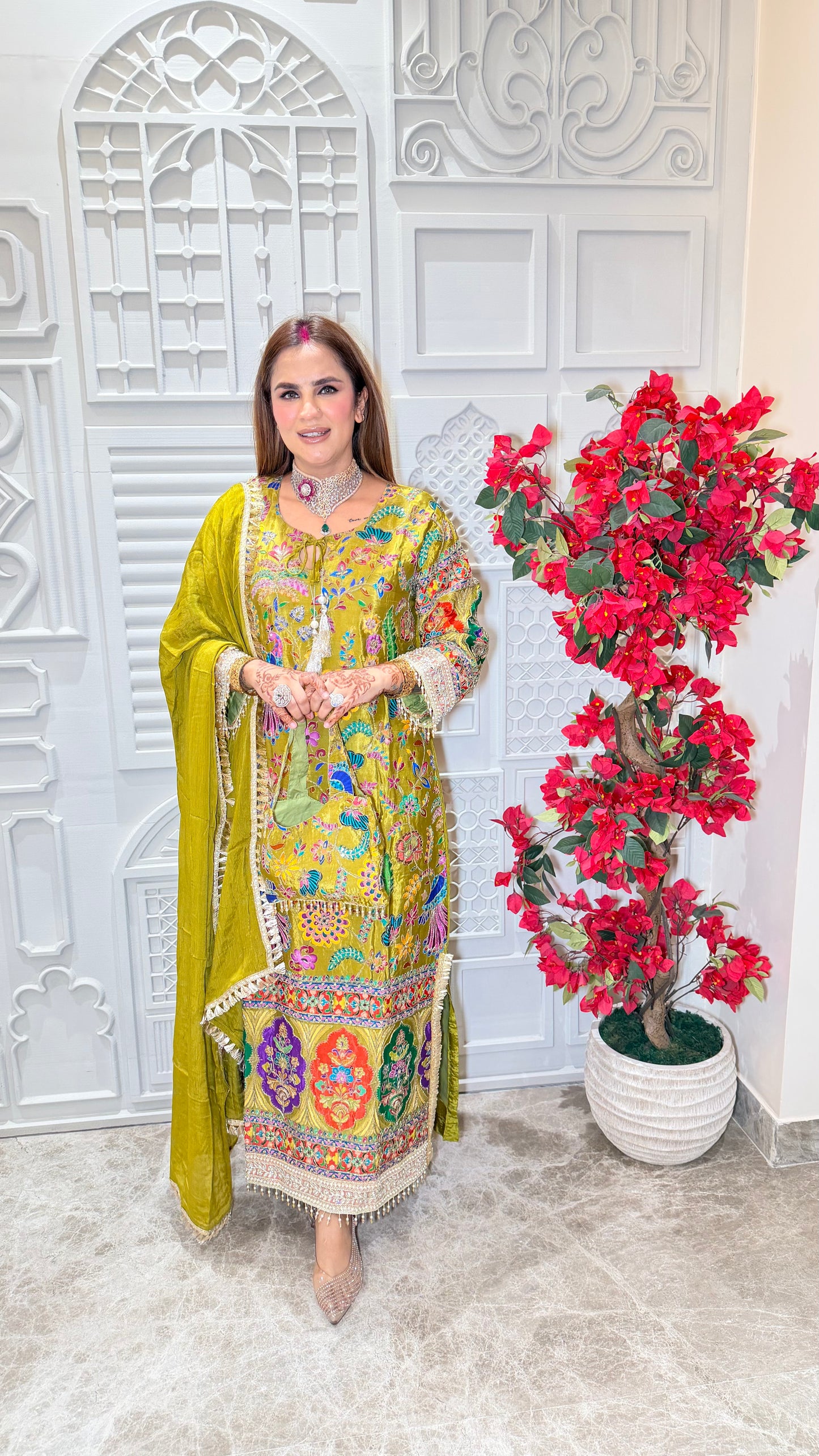 Beautiful Pratisha Four-Piece Set PC3536