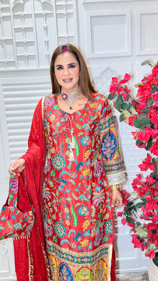 Beautiful Pratisha Four-Piece Set PC3536