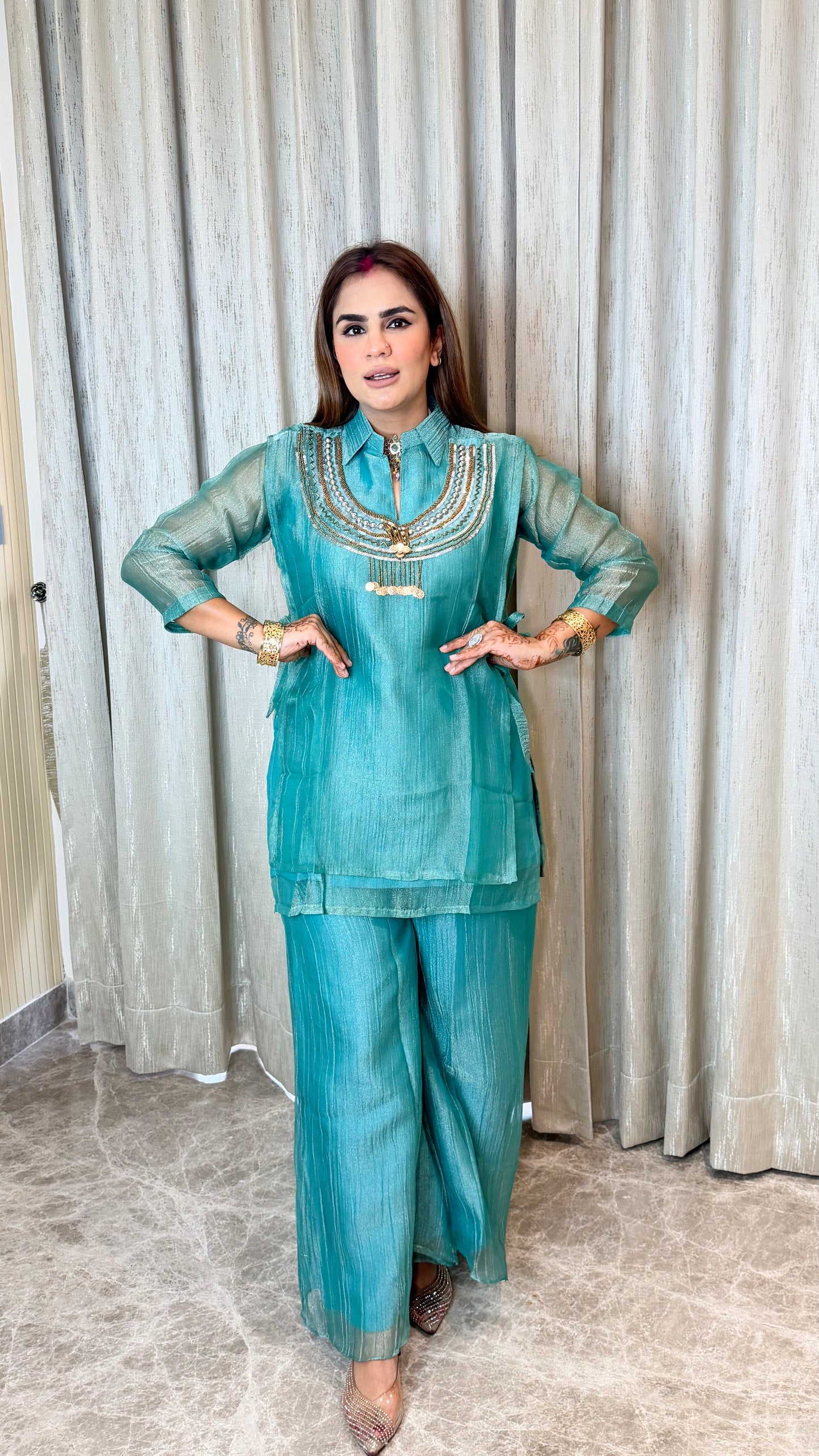 Beautiful tissue co-ord set PC3556