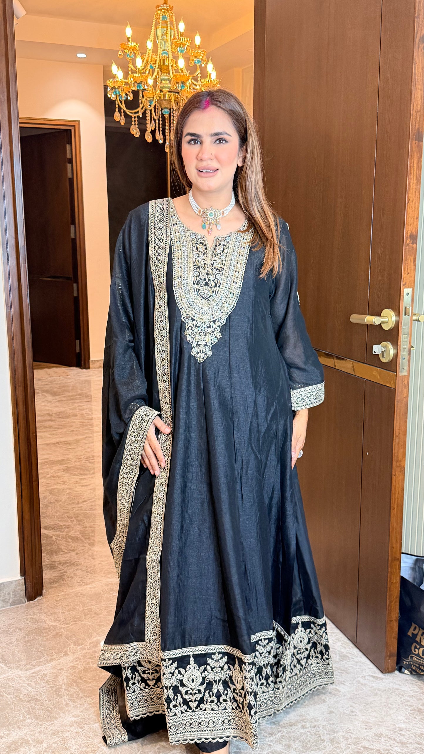 Elegant ethnic Anarkali suit set PC3558