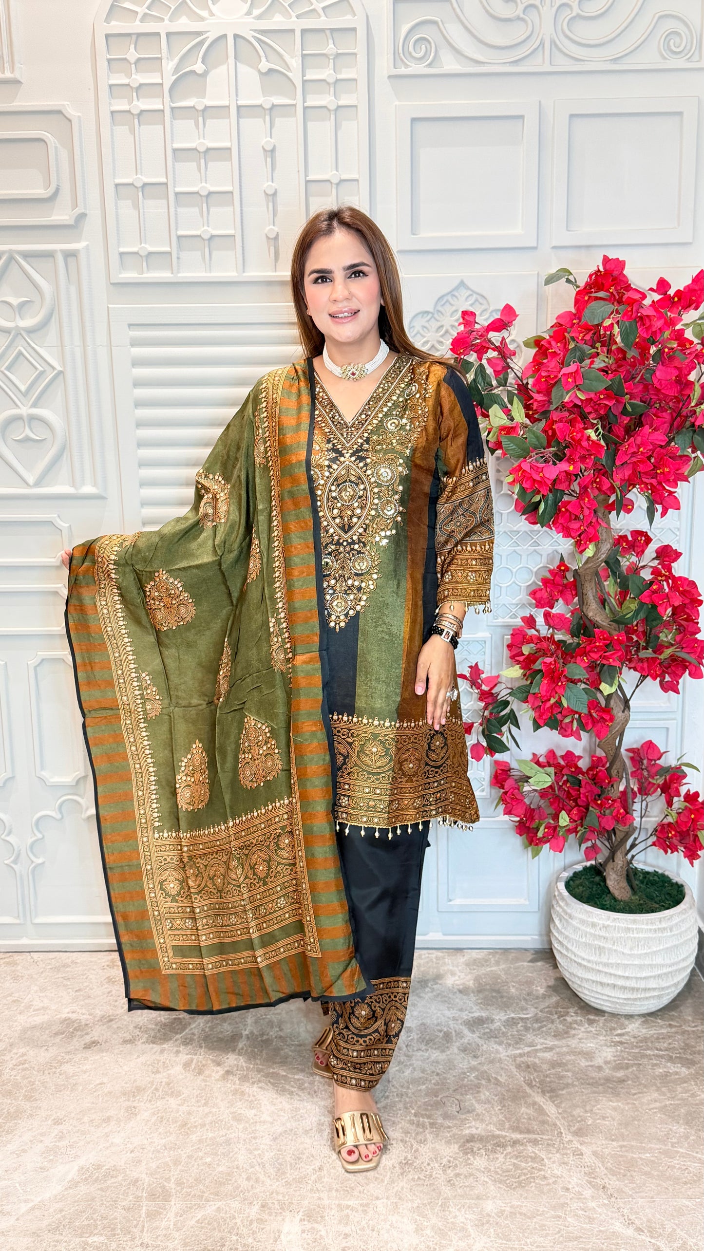 Beautiful Shree Printed Farshi Salwar Set PC3572