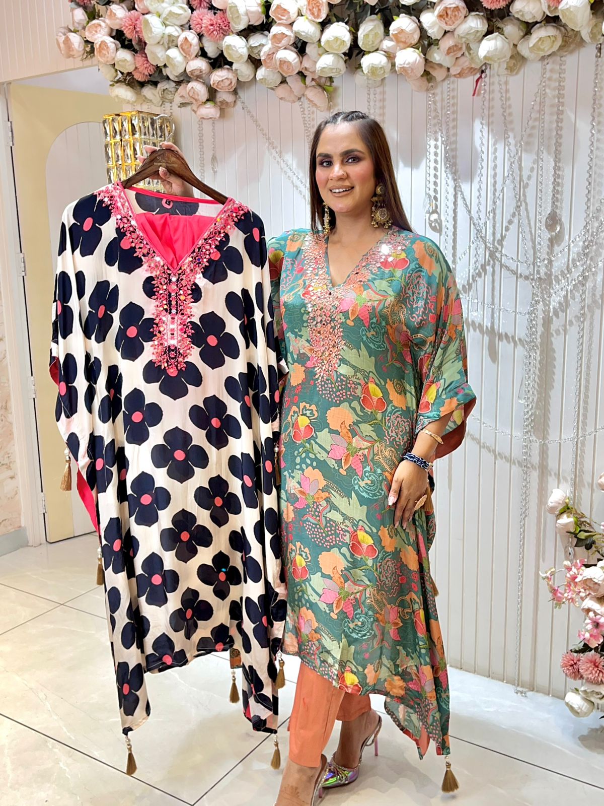 Stunning Floral Kaftan PC1471