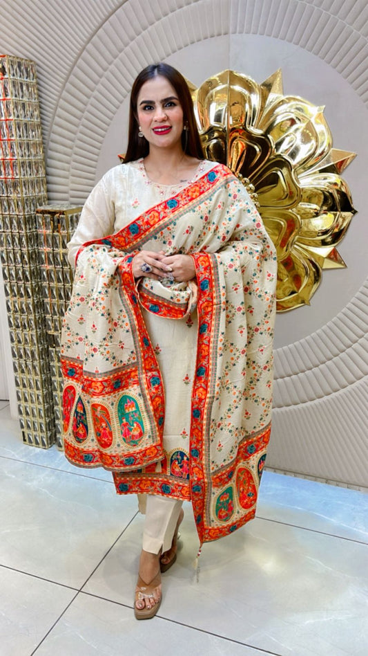 Very Classy Suit With Embroidery Work PC1560