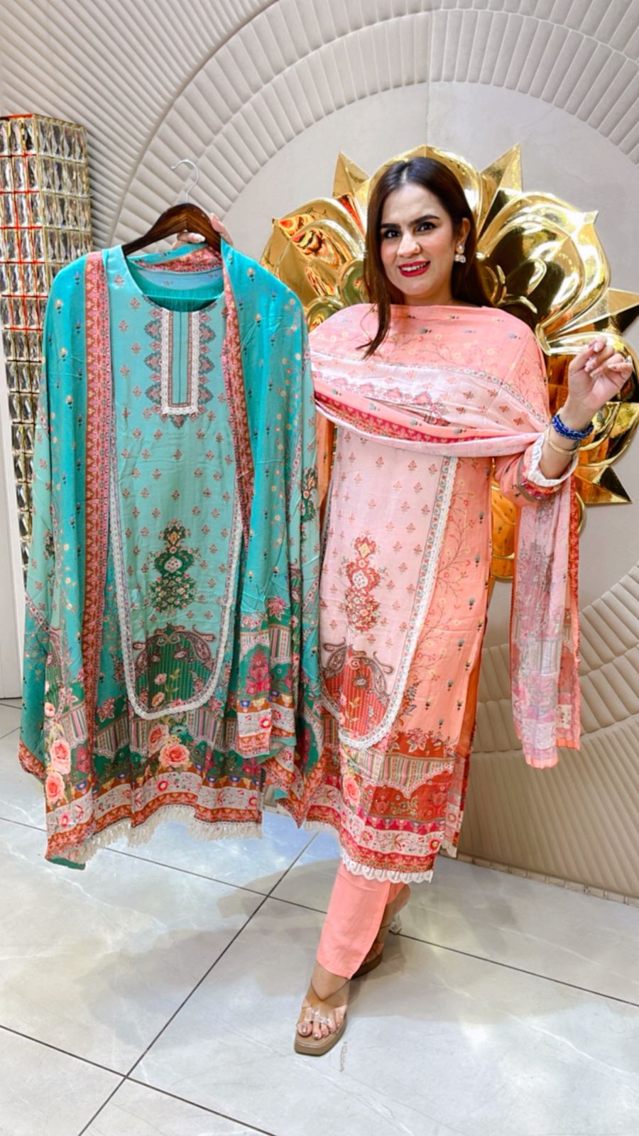 Digital Printed Suit For Summers PC1565