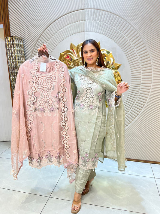 Beautiful Laser Cut Suit PC1605