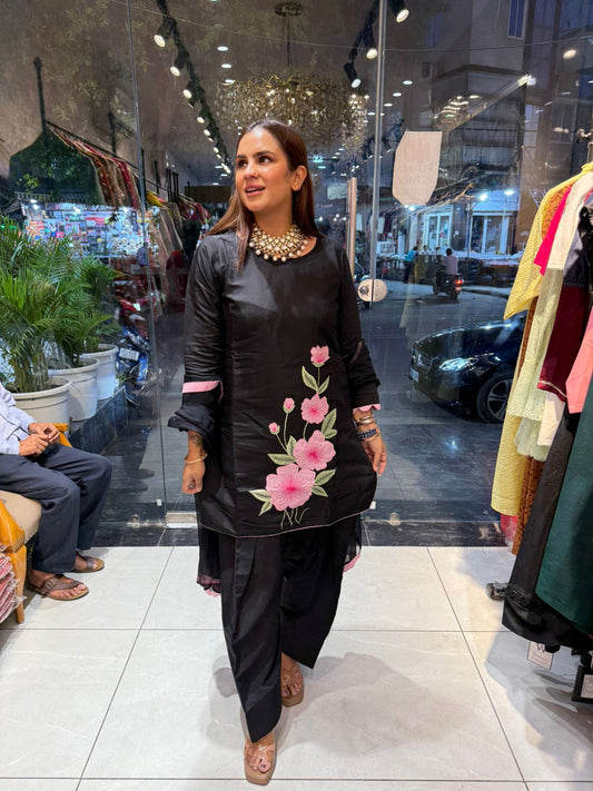 Beautiful Flower Print Suit PC1610