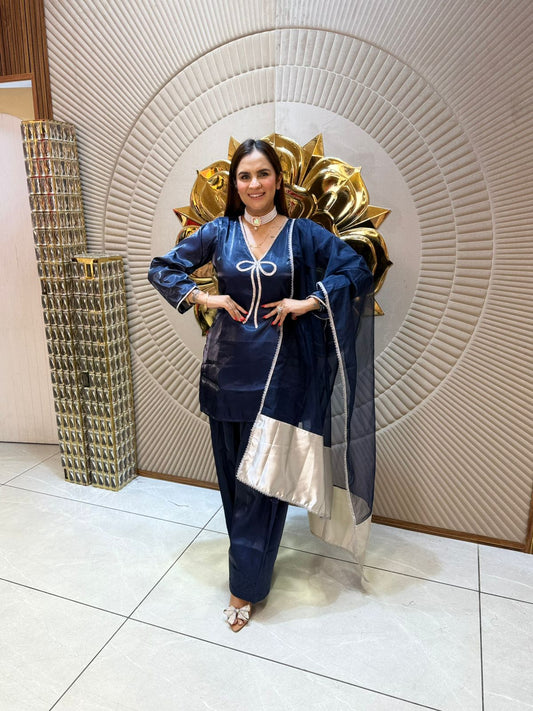 Beautiful Bow Design Suit PC1666