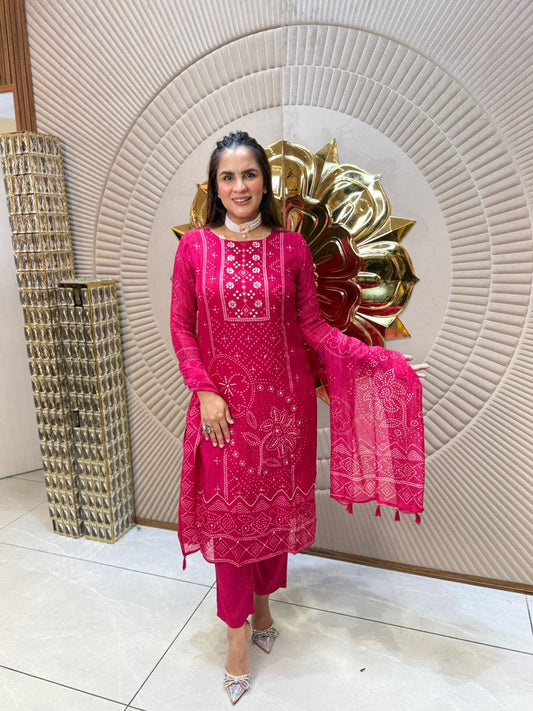 Pretty Cotton Suit With Nice Design PC1684