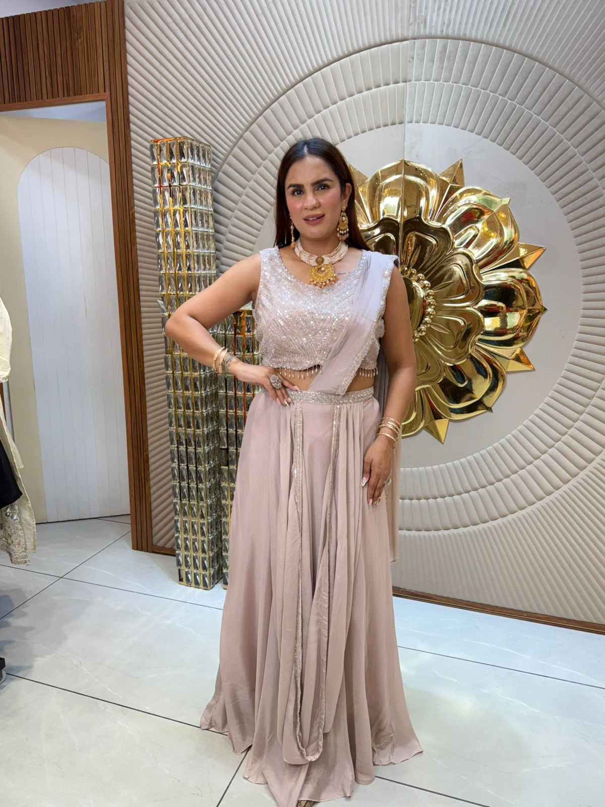 Beautiful Designer Party Wear Skirt Dress PC1731