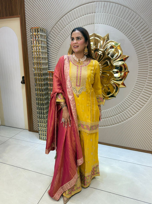 Beautiful Sharara Suit PC1735