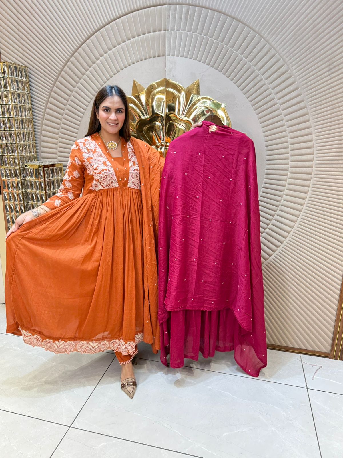 Beautiful V-Neck Suit PC1766