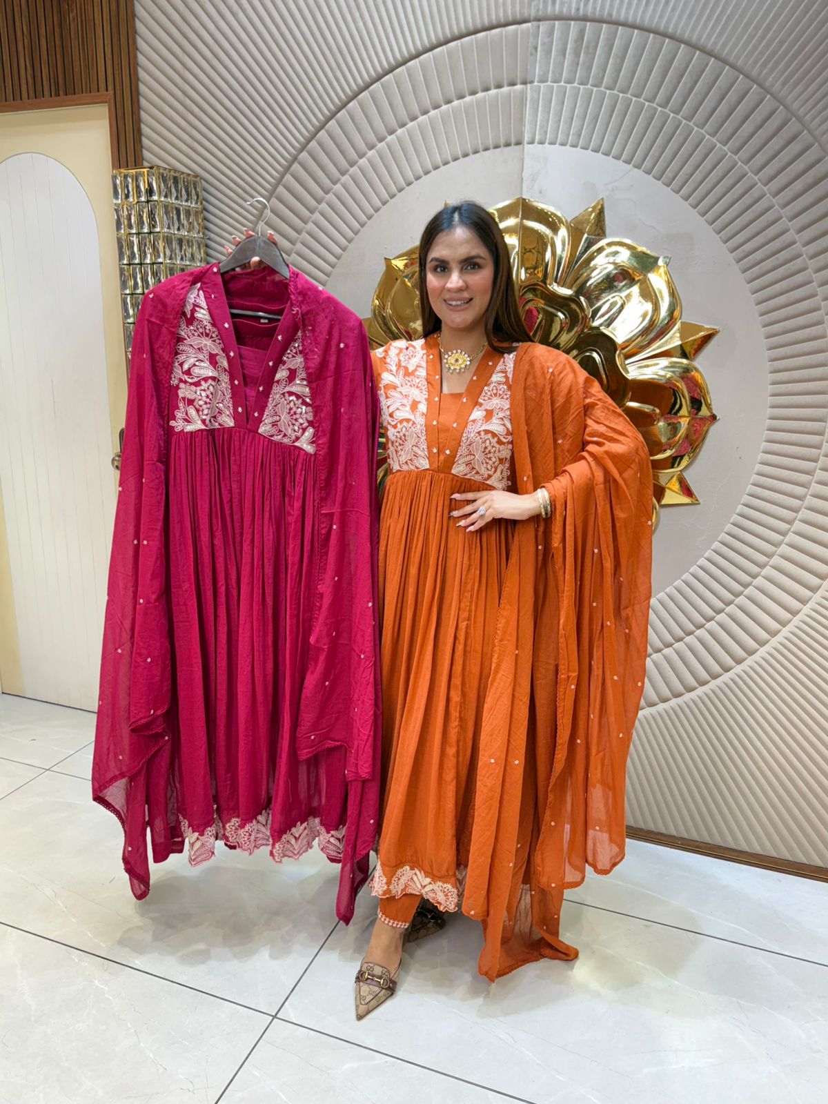 Beautiful V-Neck Suit PC1766