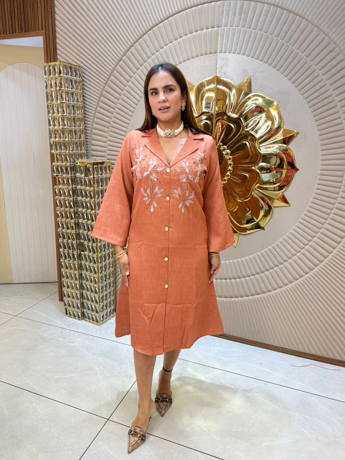 Beautiful Knee Length Dress PC1776