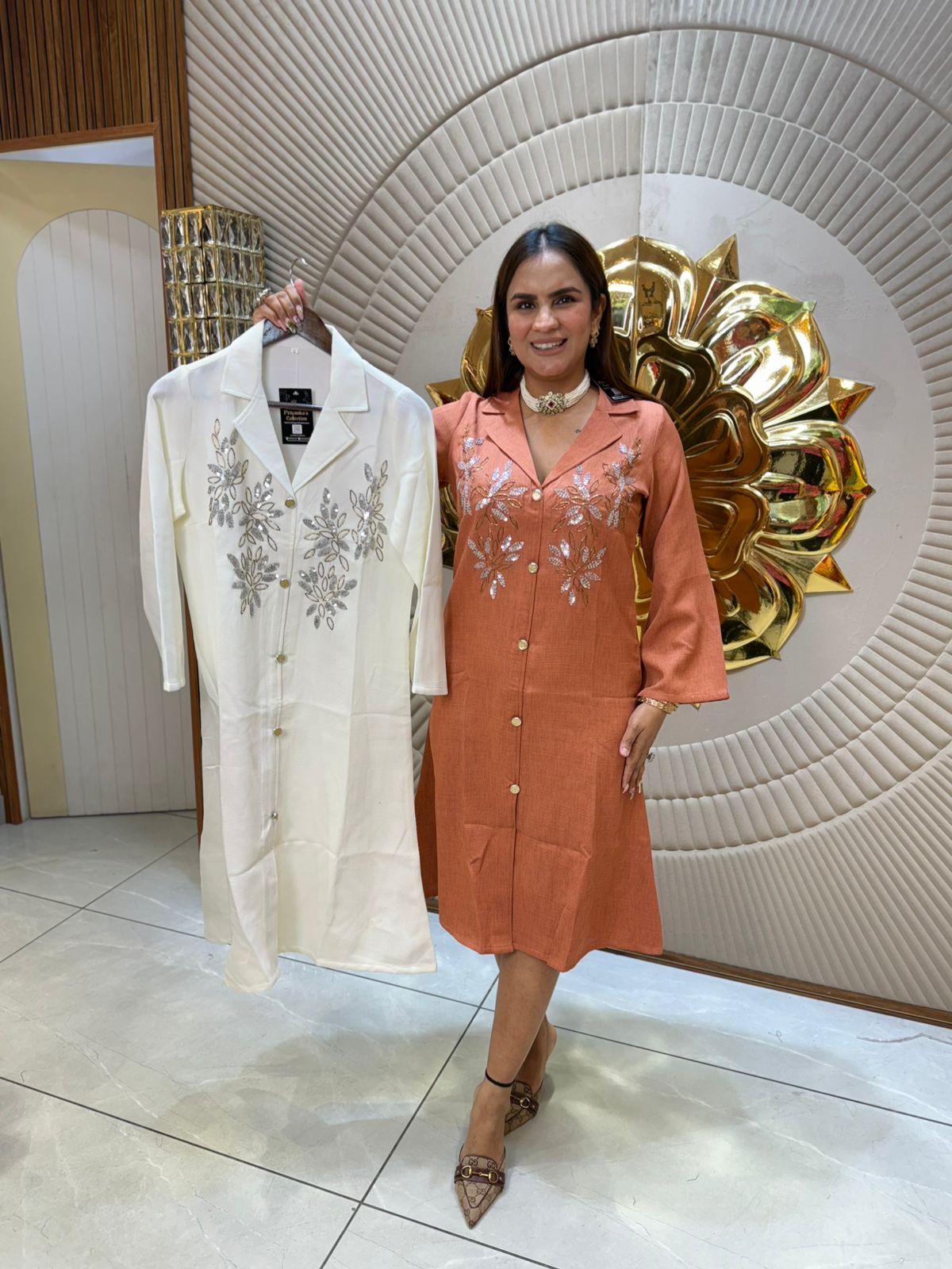 Beautiful Knee Length Dress PC1776