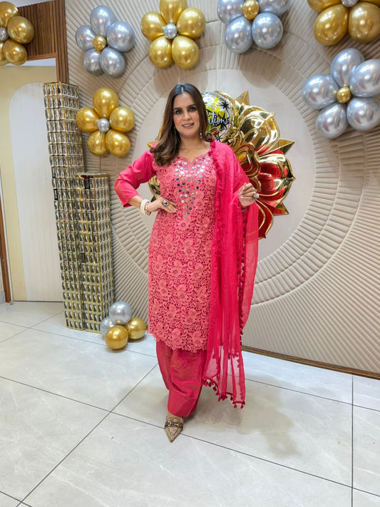 Beautiful Suit With Farshi Salwar PC1822