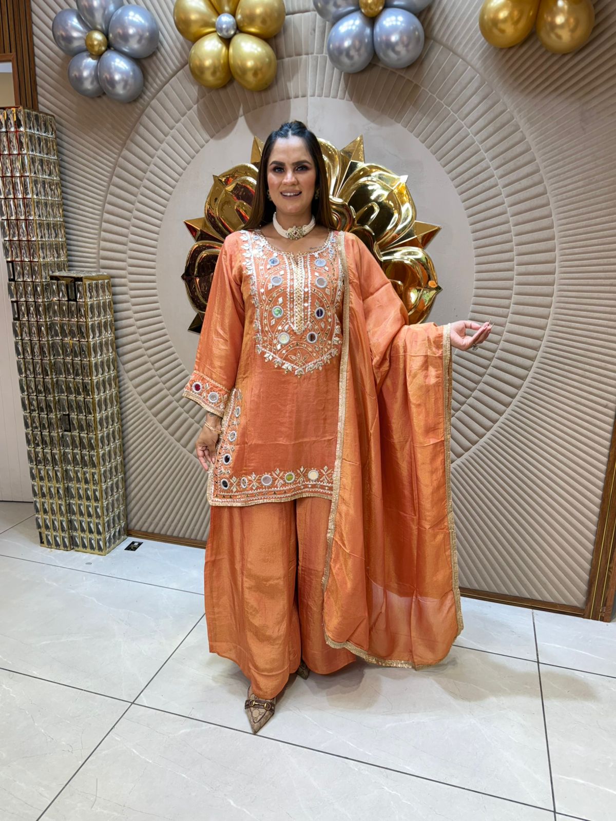 Traditional Attire in Warm Hues PC1843