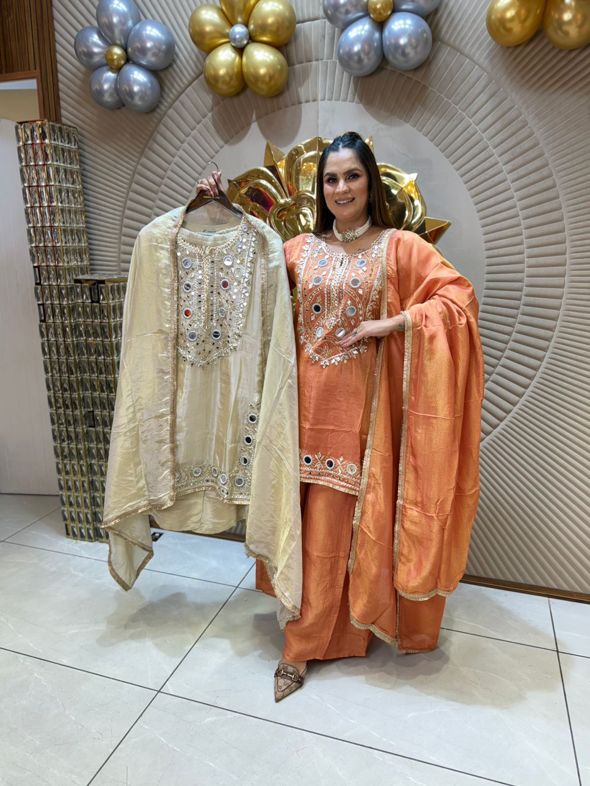 Traditional Attire in Warm Hues PC1843