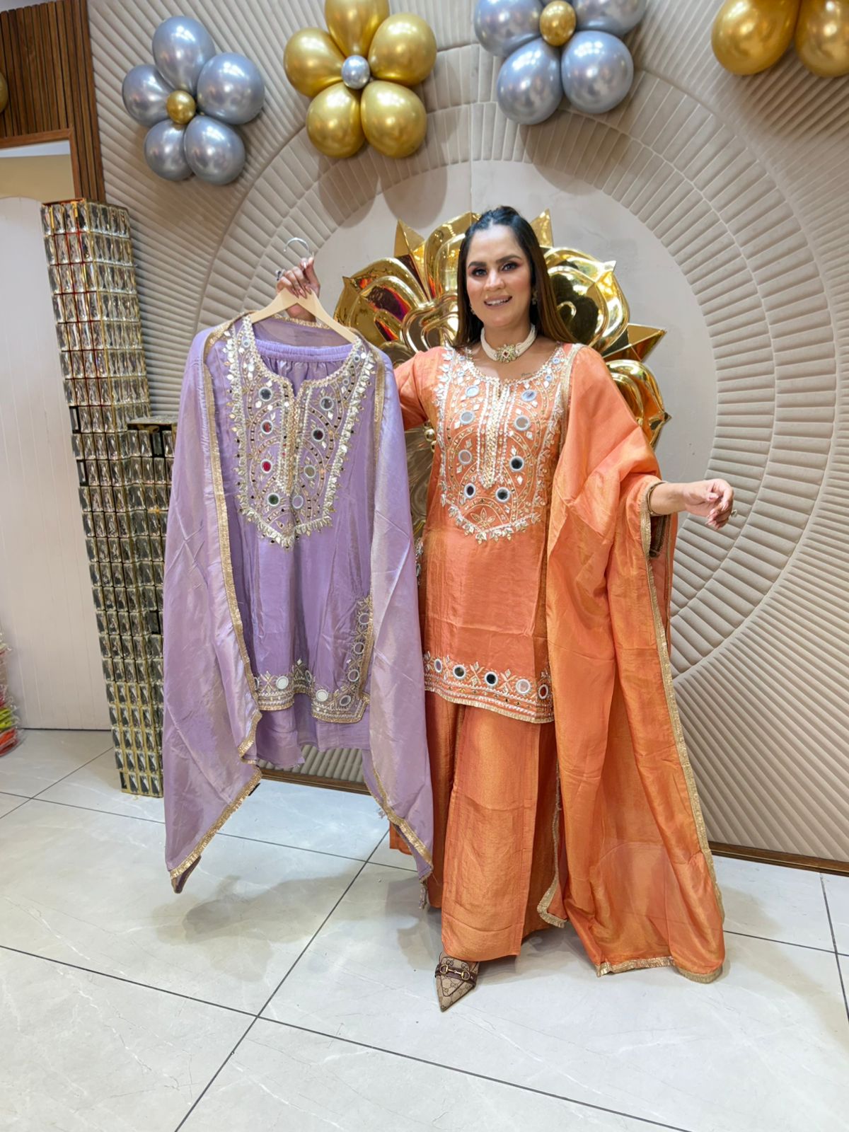 Traditional Attire in Warm Hues PC1843
