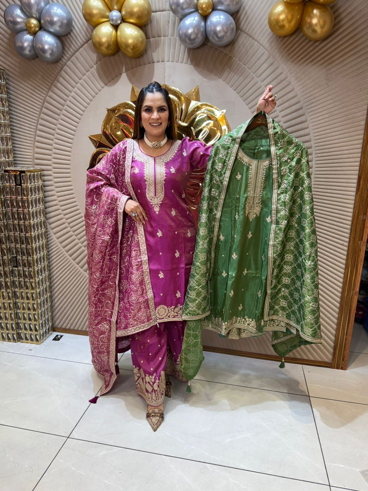 Vibrant Colors & Rich Embroidery PC1847