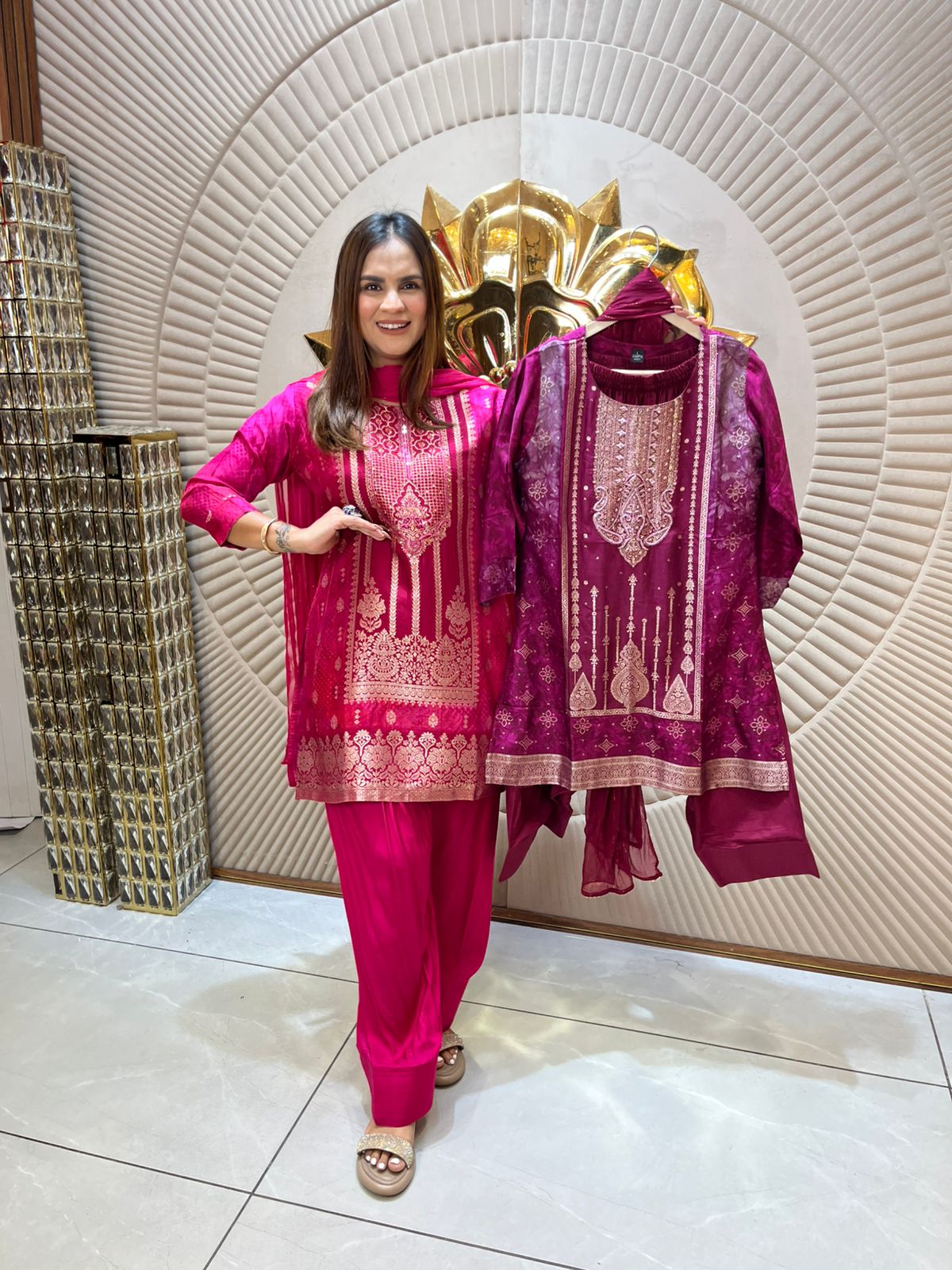Partywear Suit With Beautiful Design PC1857