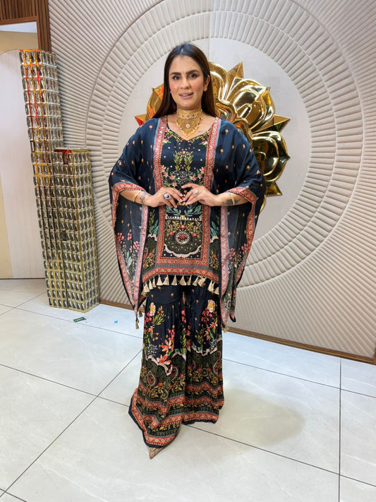 Beautiful Digital Print Kaftan Style Cordset PC1899