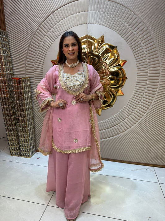 Crape Fabric Silk Fabric Suit PC1960