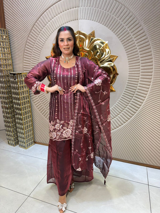 Beautiful Floral Work Suit PC1980
