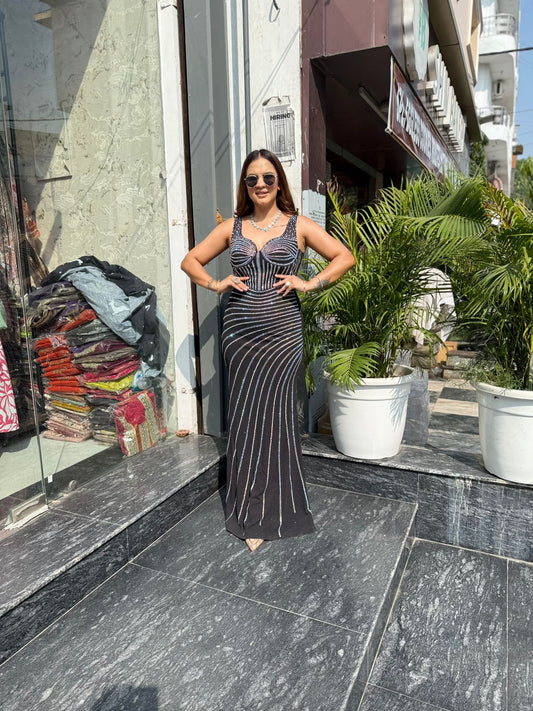 Stunning Party Wear Dress PC1985