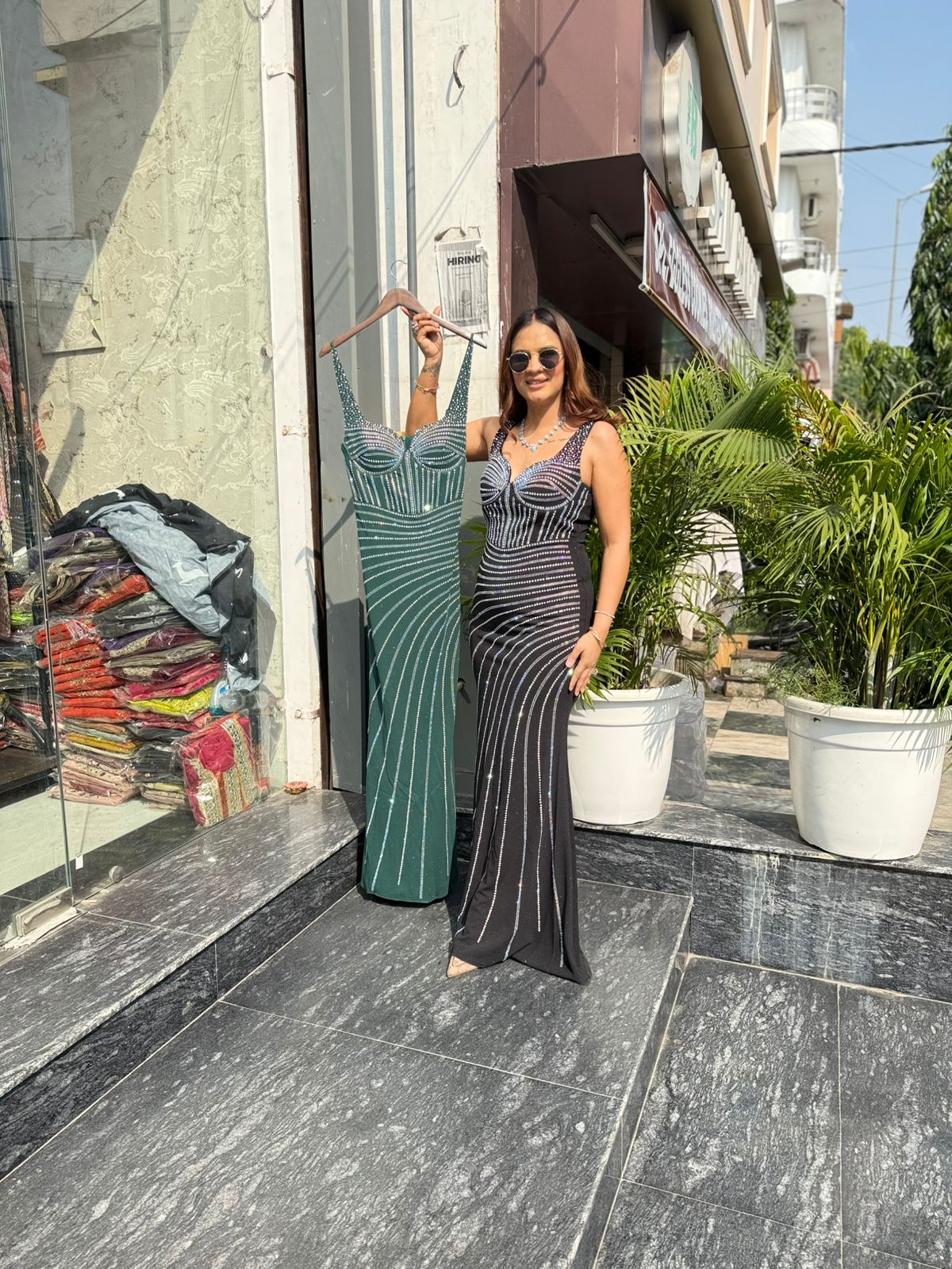 Stunning Party Wear Dress PC1985
