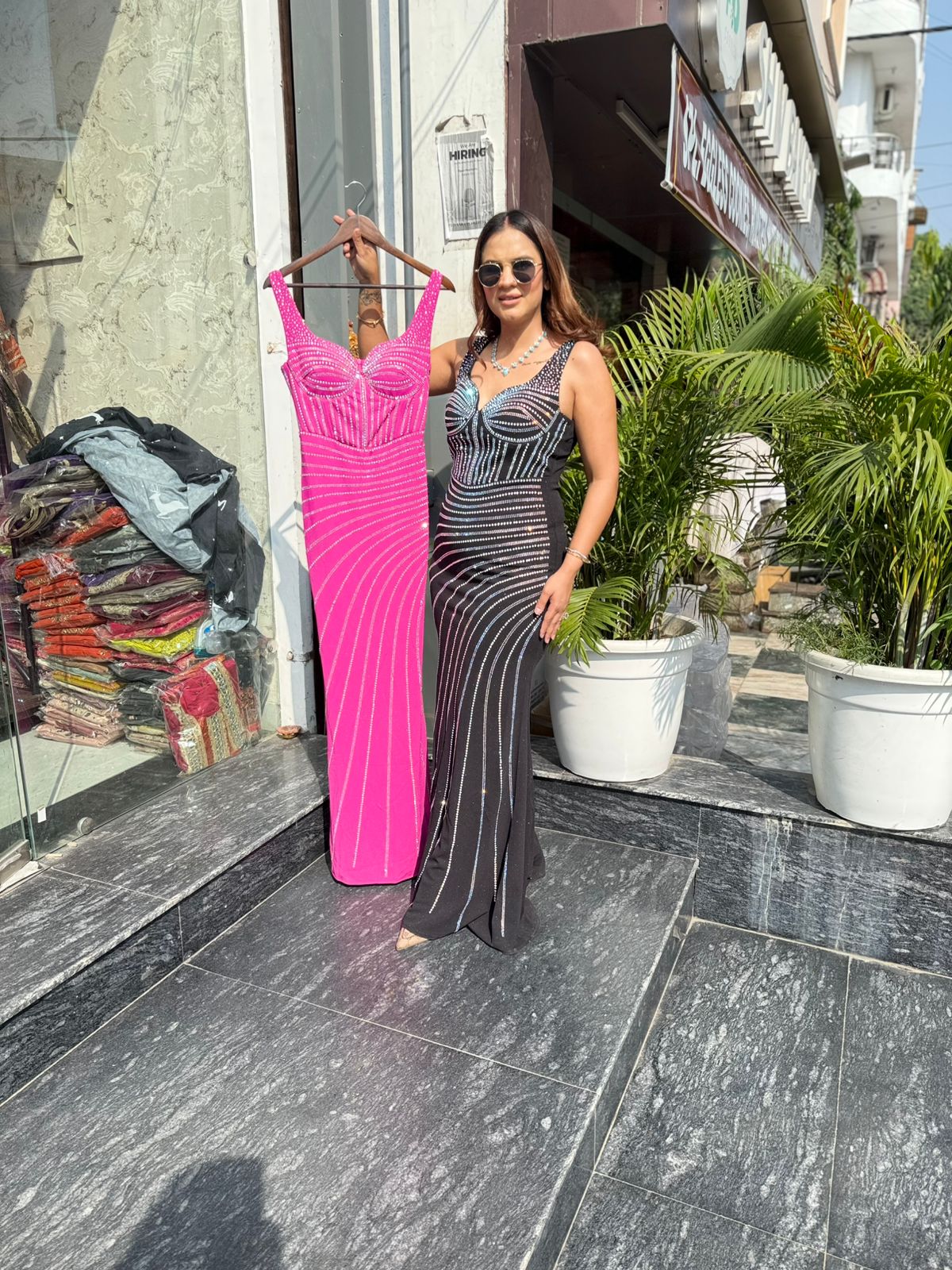 Stunning Party Wear Dress PC1985
