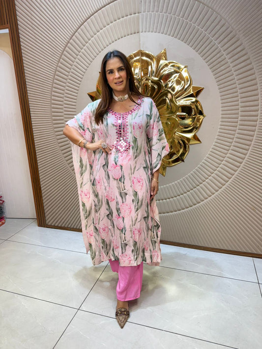 Elegant Flower Design Suit PC1997