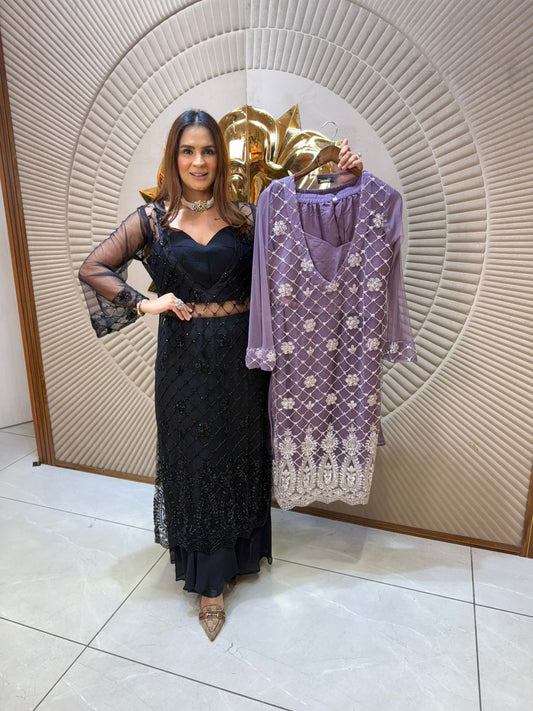 Beautiful Dress With Net Work PC2004