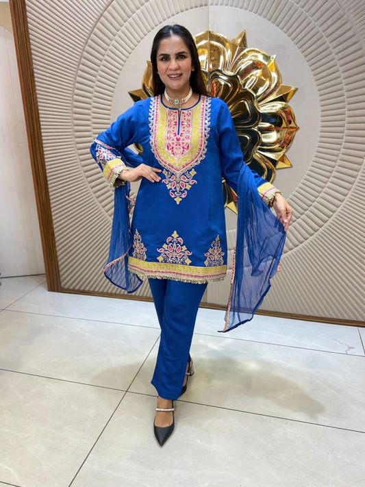 Beautiful Suit With Lace Work PC2080