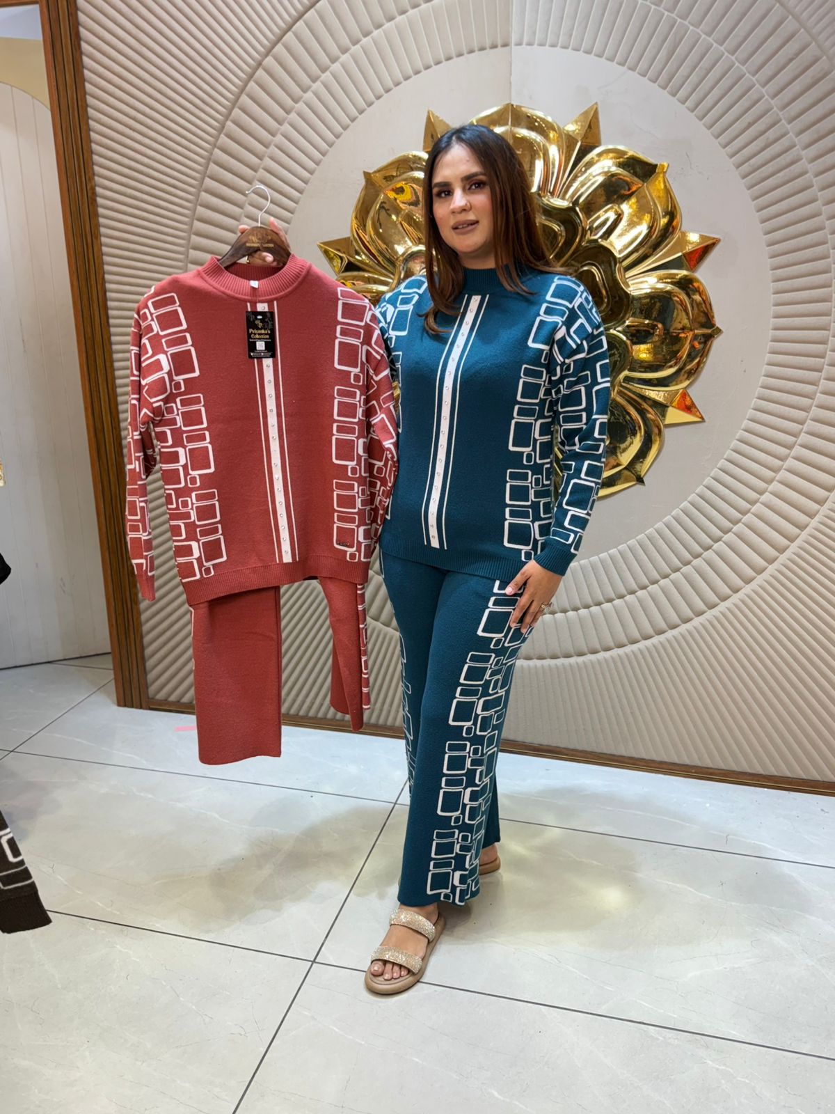 Beautiful Coord Set With Box Design PC2108