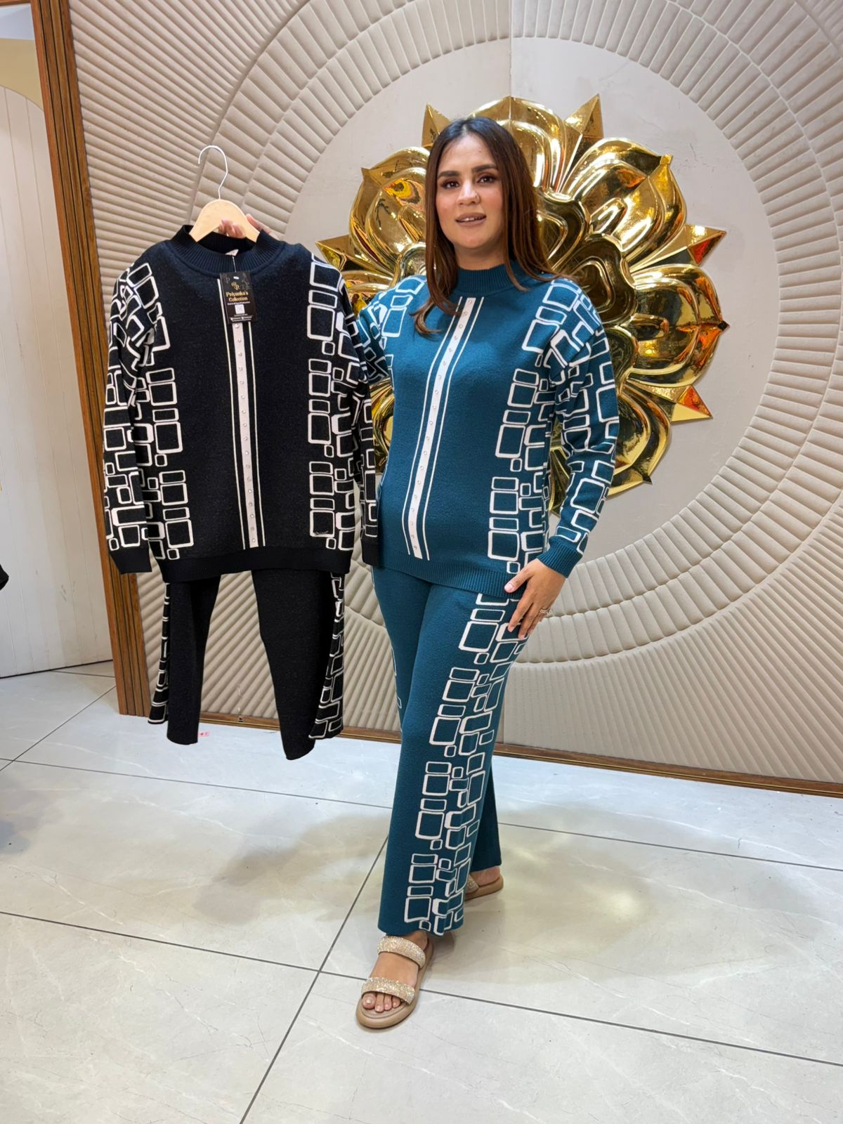 Beautiful Coord Set With Box Design PC2108