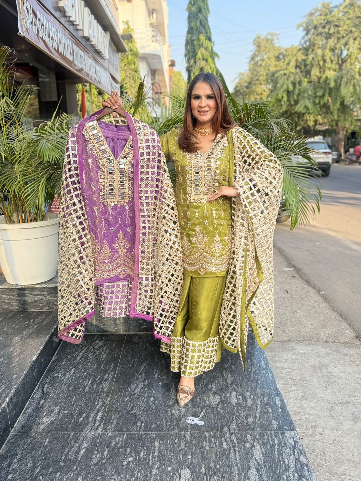 Beautiful Suit With Designer Dupatta PC2111