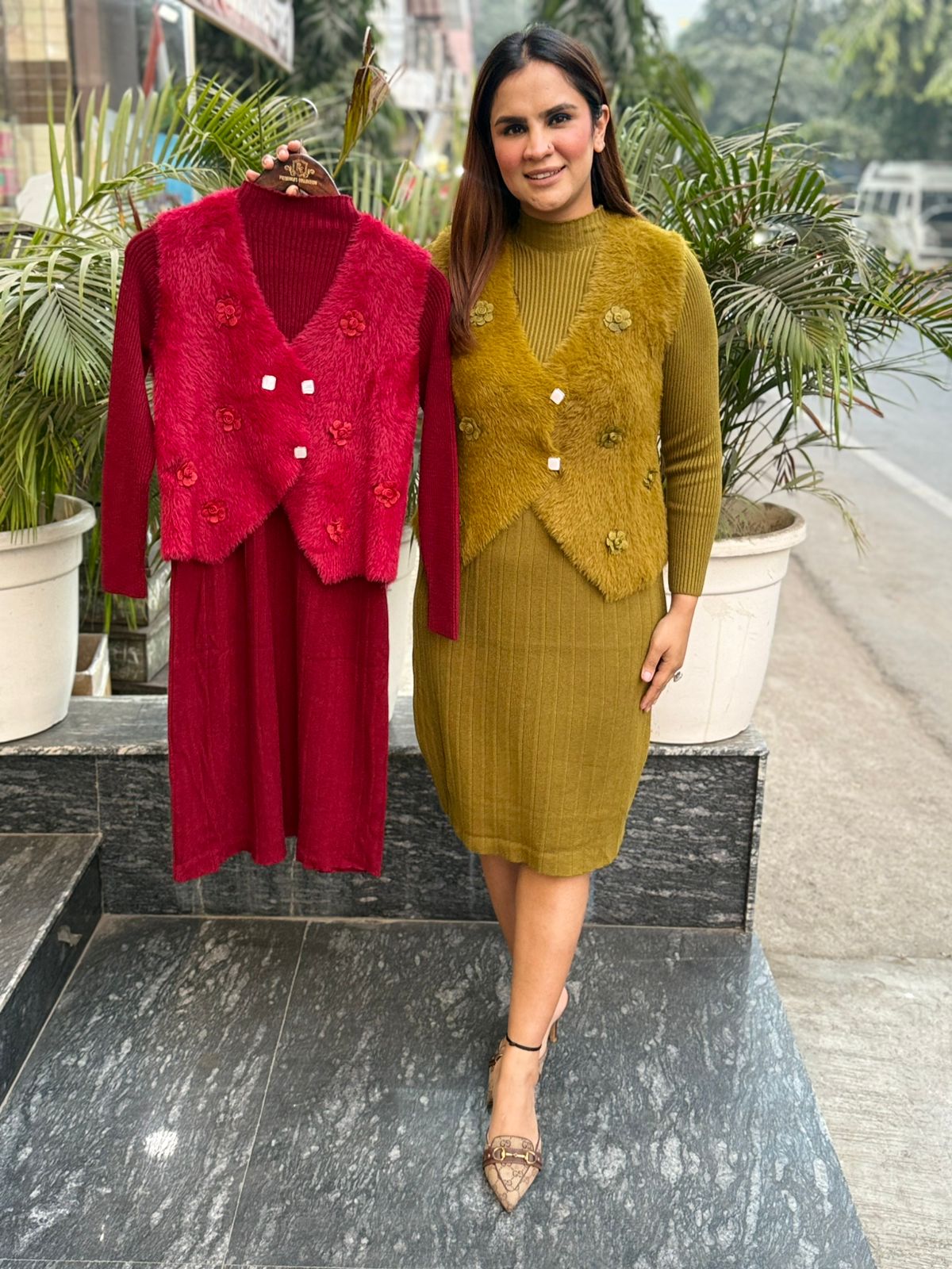 Elegant Winter Dress PC2125