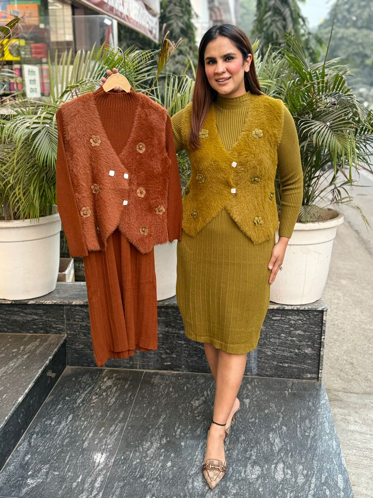 Elegant Winter Dress PC2125